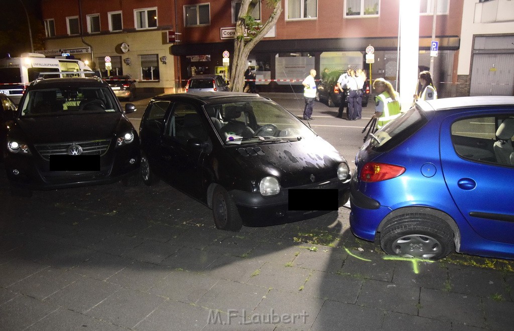 Schwerer VU PKW Rad Koeln Deutz Giessenerstr Betzdorferstr P076.JPG - Miklos Laubert